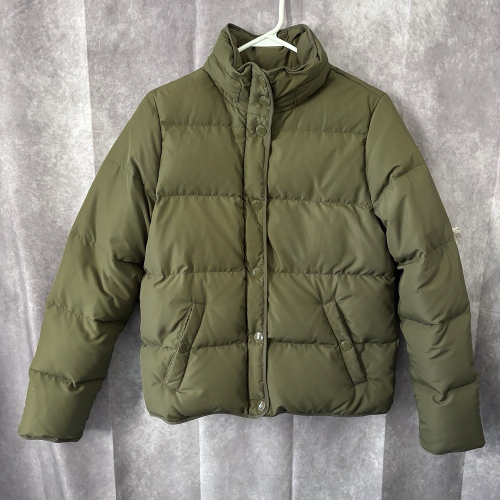 J Crew 70% Down / Remainder Waterfowl Feathers Puffer Jacket Womens Small